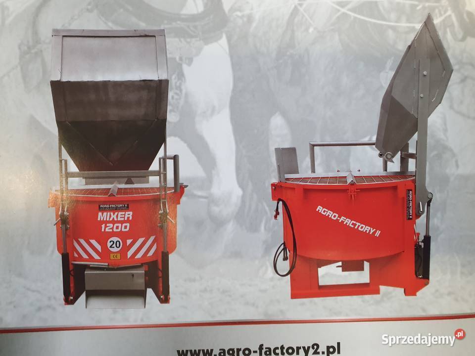 Mieszalnik betonu pasz Mixer Agro Factory Pozostałe Słupca