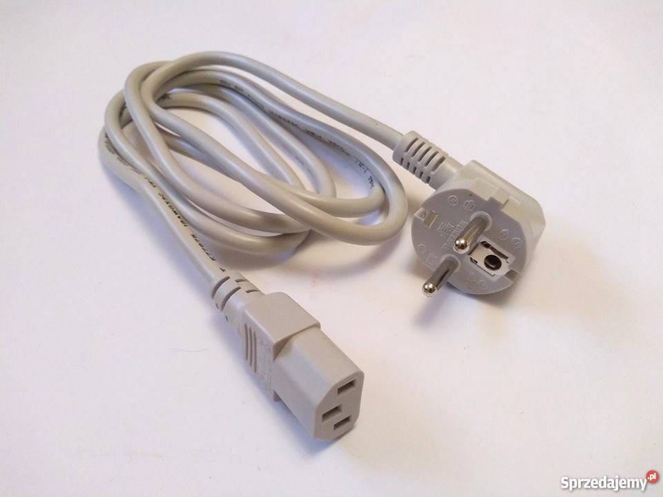 Kabel przewód zasilający do komputera dł 180 18 Siemianowice Śląskie sprzedam