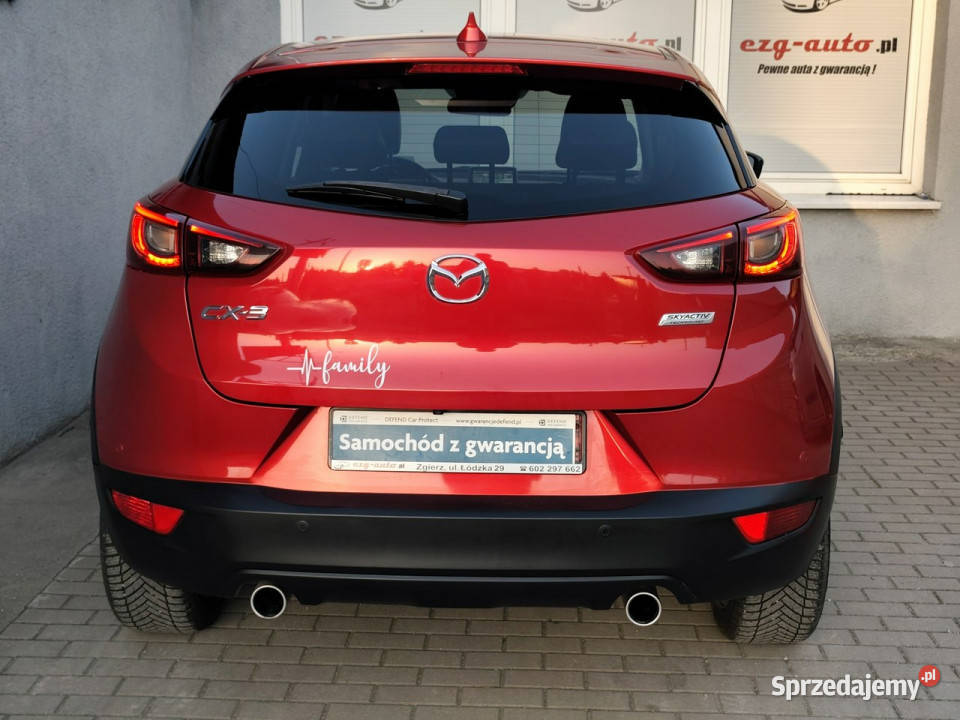 Mazda CX3 Serwis ASO Iwł bogata Gwarancja bordowy CX-3 Zgierz