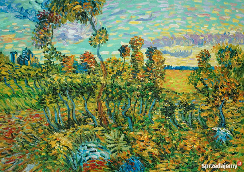 Obraz olejny Zachód słońca koło Montmajour Warszawa