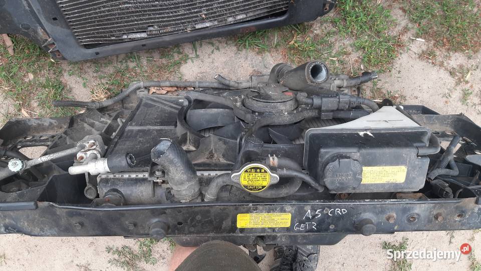 pas przedni z chłodnicami Hyundi Getz 11 benz 15 dolnośląskie Dębno