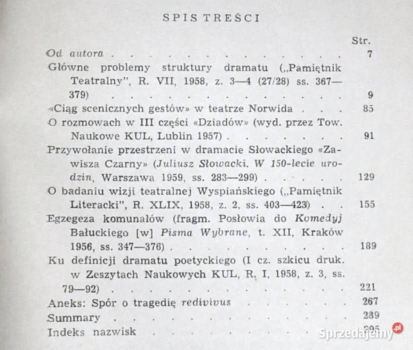 Sceniczny gest poety Irena Sławińska lubelskie Chełm