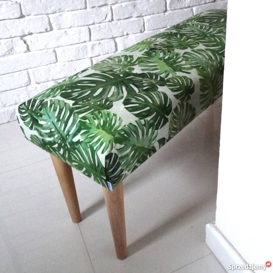 Monstera nowoczesna meble na wymiar pufa ławka Warszawa