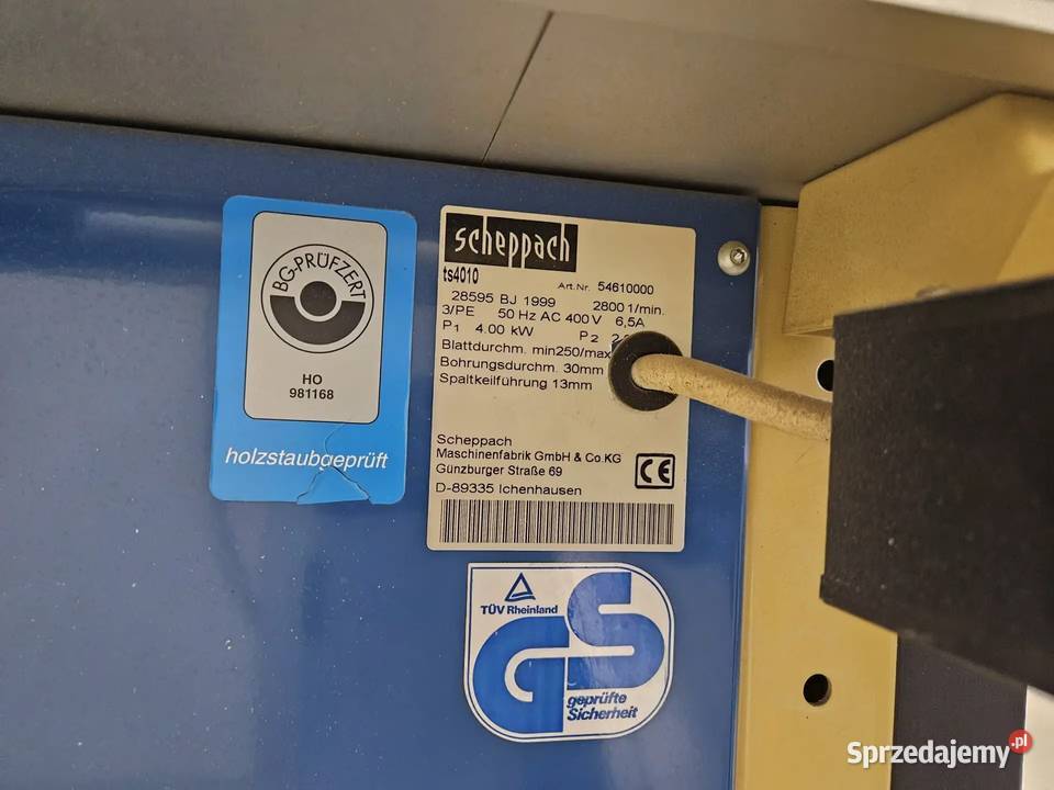 Pilarka Scheppach TS4010 Sucha Beskidzka