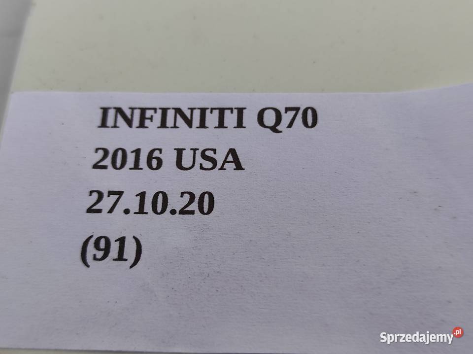 KLAPKA WLEWU PALIWA INFINITI Q70 M35 M37 Nowy Tomyśl