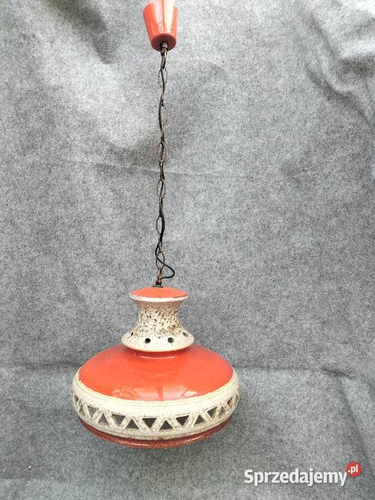 Lampa wisząca ceramiczna Fat Lava duża Leszno sprzedam