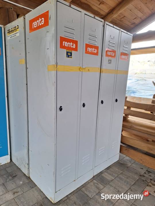 Szafka pracownicza BHP podwójna metalowa stan Śmiłowo