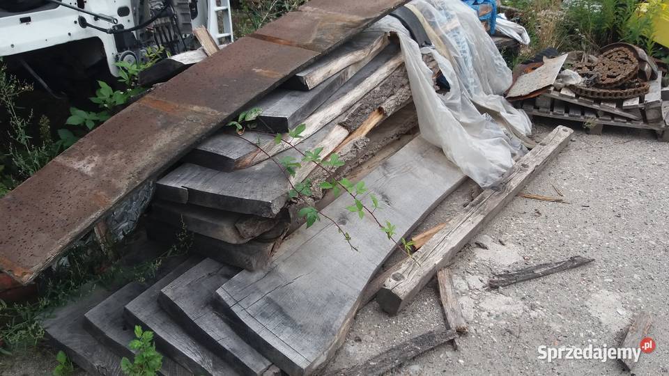 brusy dębowe 3mx30cmx 5 na ławki itp opolskie Paczków