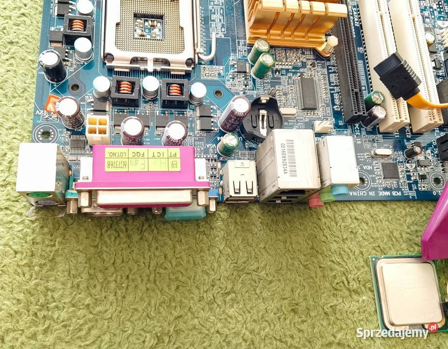 Płyta główna Gigabyte z procesorem Intel Celeron śląskie Katowice