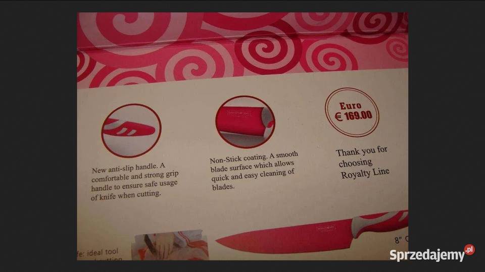 Zestaw komplet 7 noży obieraczka ceramiczne łódzkie Wieluń