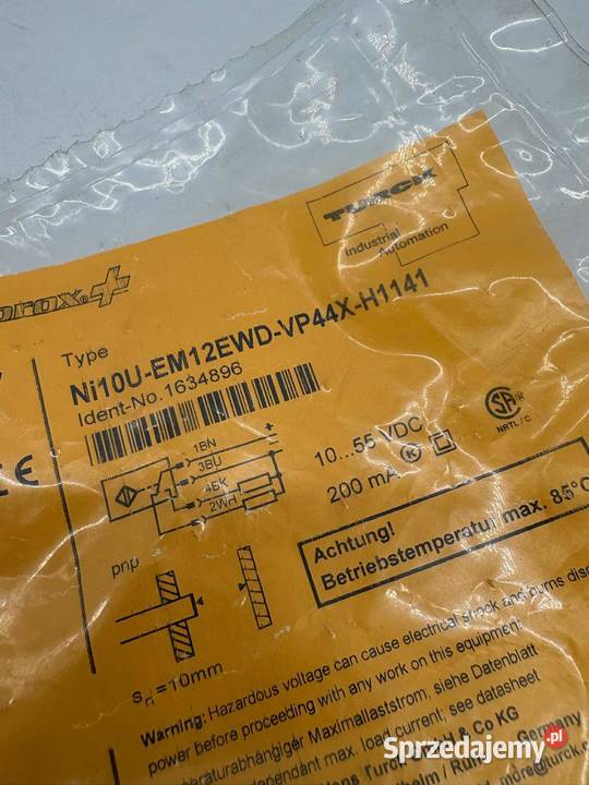Turck Ni10U EM12EWD VP44X H1141 Czujnik mazowieckie Warszawa