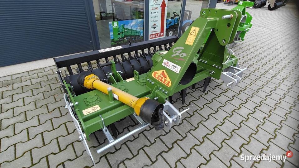 Brona aktywna CELLI sadownicza 2m z wałem packer Maszyny uprawowe łódzkie