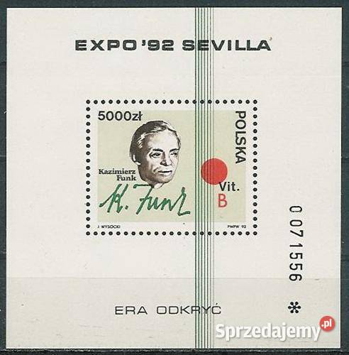 blok 102 EXPO 92 Sevilla śląskie Bystra