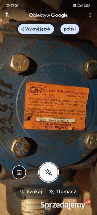 Przekładnia kątowa 14 Motoreduktor lubelskie Kraśnik