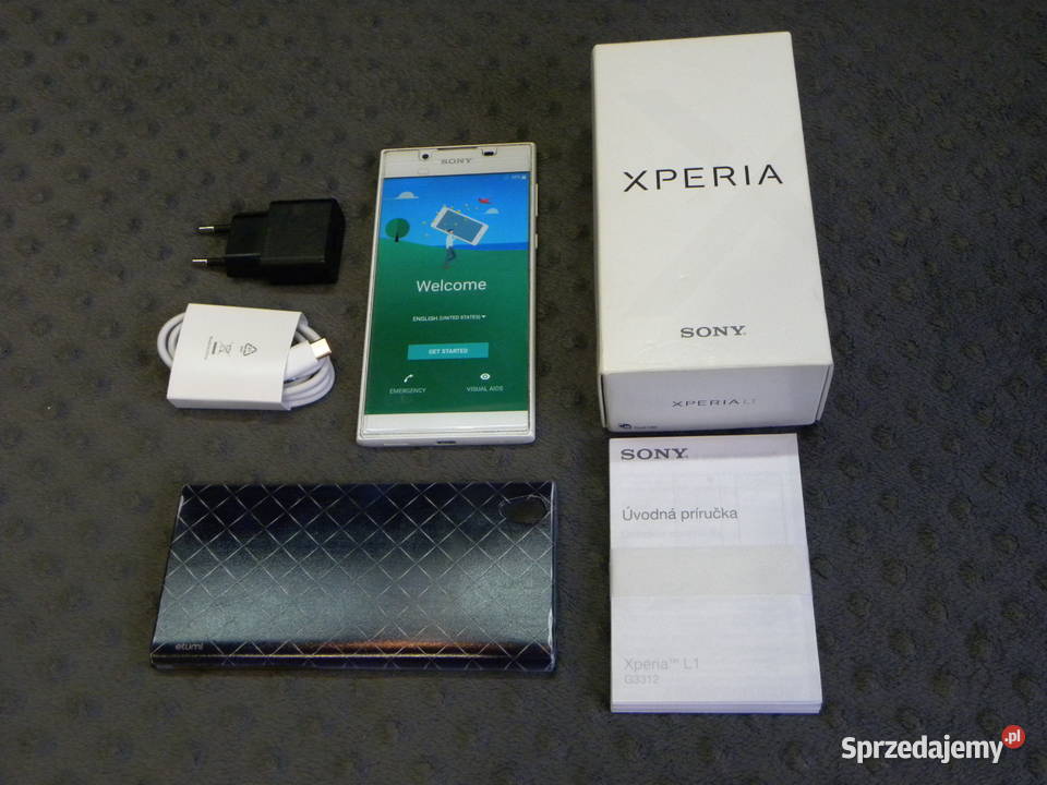 Dwa telefony Sony Xperia L1 kolor biały sprawne Legnica