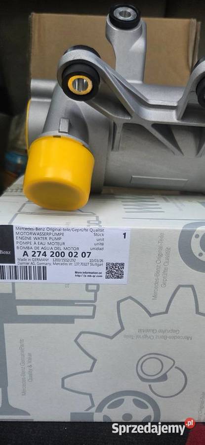 Mercedes pompa wody A2742000207 osobowe Białystok