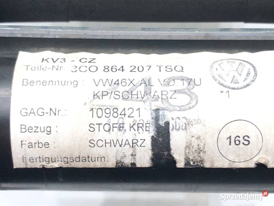 PODŁOKIETNIK VW PASSAT B6 SedanLimuzyna 0510 podkarpackie sprzedam