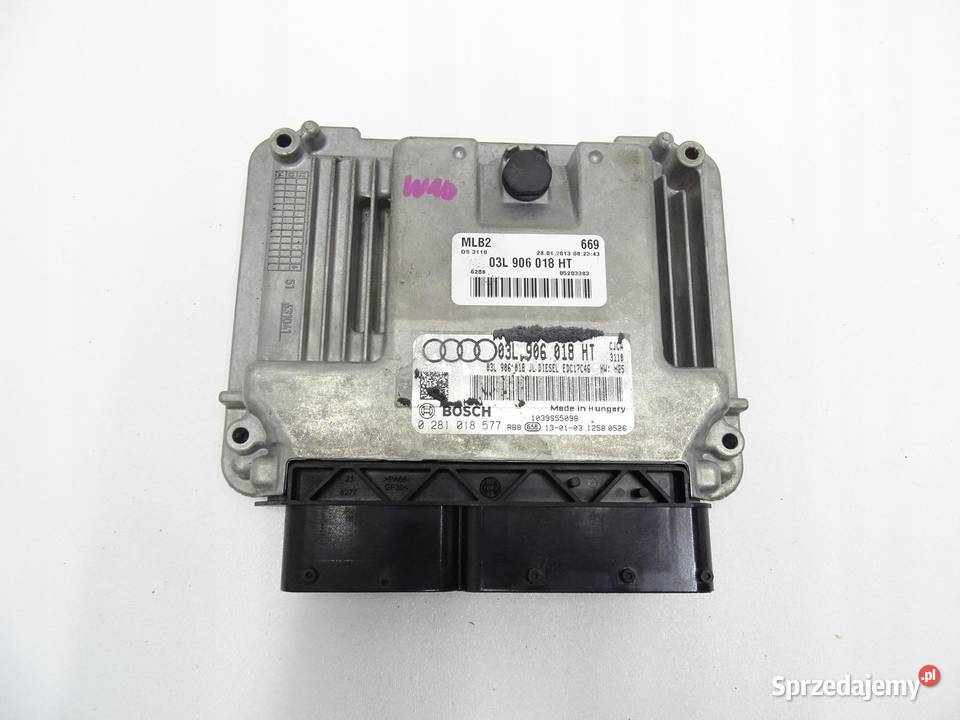STEROWNIK MODUŁ SILNIKA 03L906018HT 20 TDI AUDI Komputery