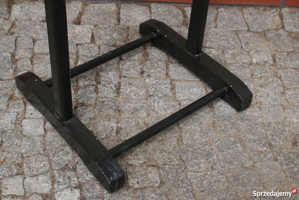 Drewniany stojak wieszak na ubrania kamerdyner Warszawa