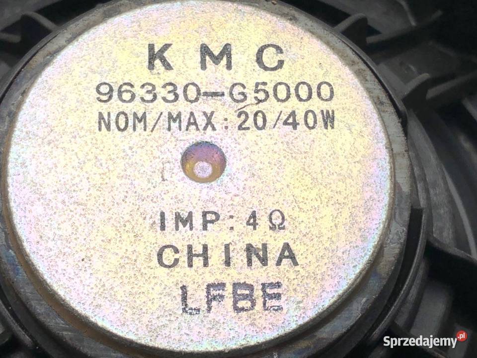 GŁOŚNIKI KOMPLET KIA NIRO 96330G5000 Minivan