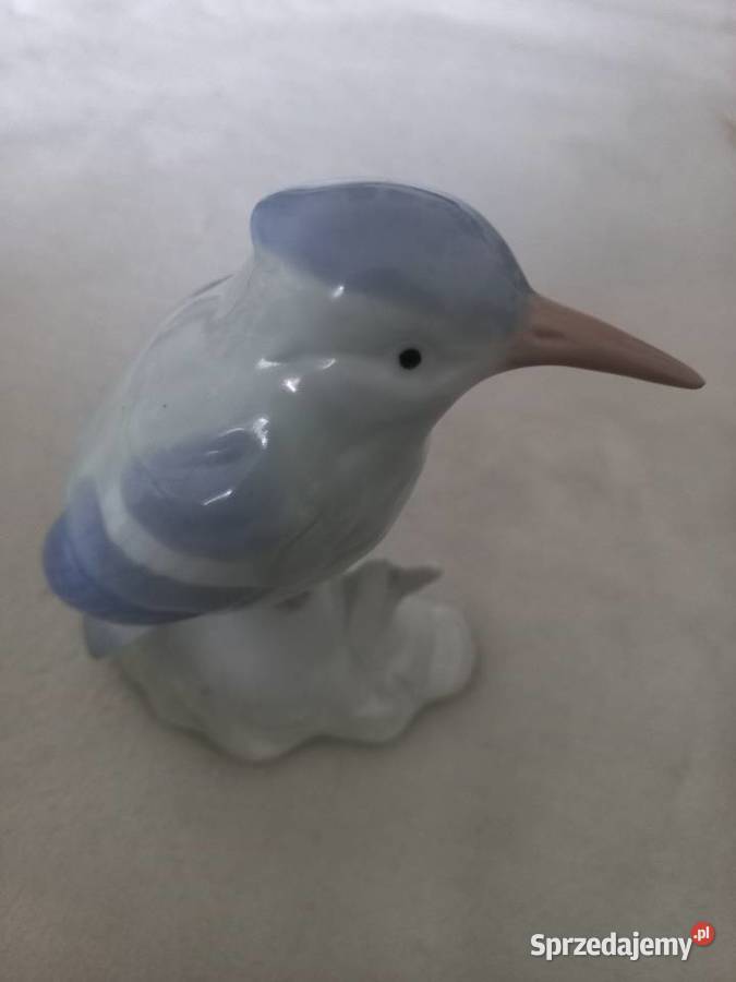 Figurka porcelanowa ptak Zimorodek Toruń sprzedam