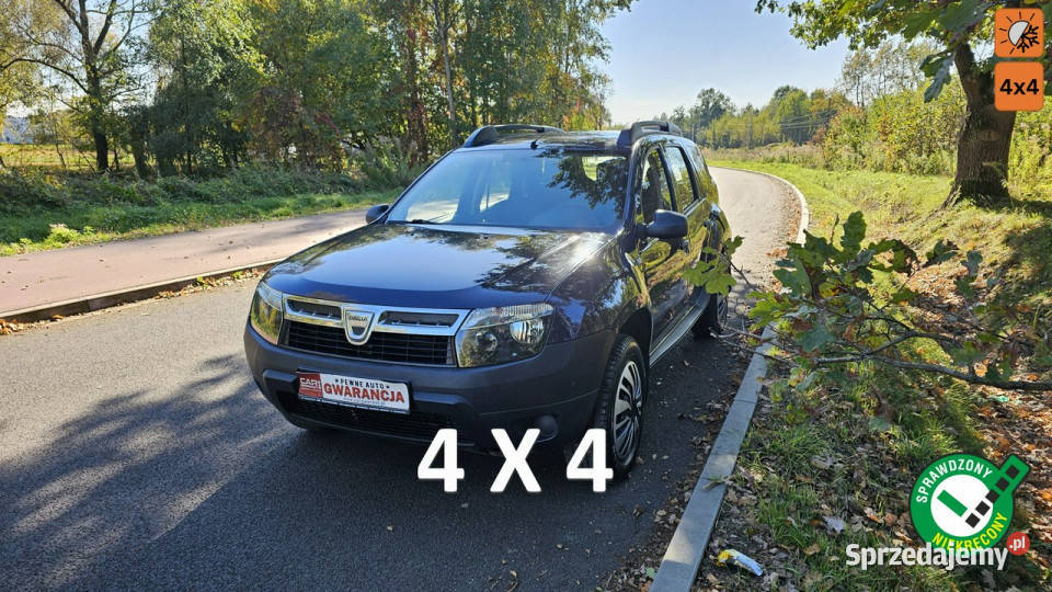 Dacia Duster 4x4 benzyna 16 idealna pod lpg I ABS śląskie Chełm Śląski