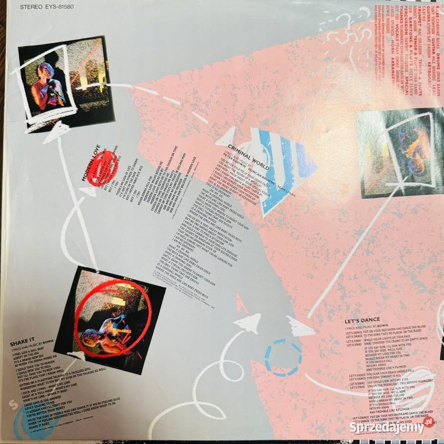 David Bowie Let s Dance EXNM Japan Obi LP 1983 Gdańsk