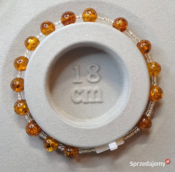 Bransoletka różaniec dziesiątka różańca BURSZTYN Warszawa sprzedam
