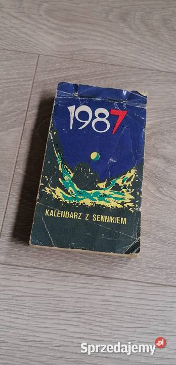 Kalendarz z sennikiem zdzierak 1987 Balice