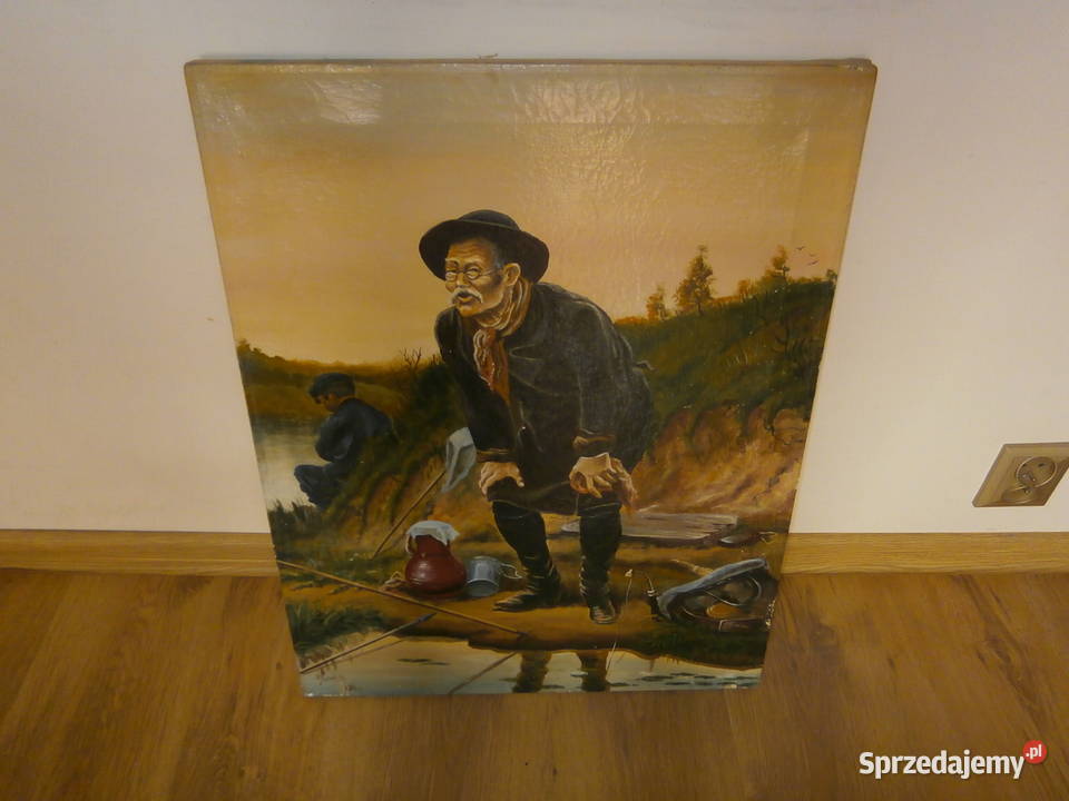 Obraz na płótnie PajorM 1984r ładny stan Łódź