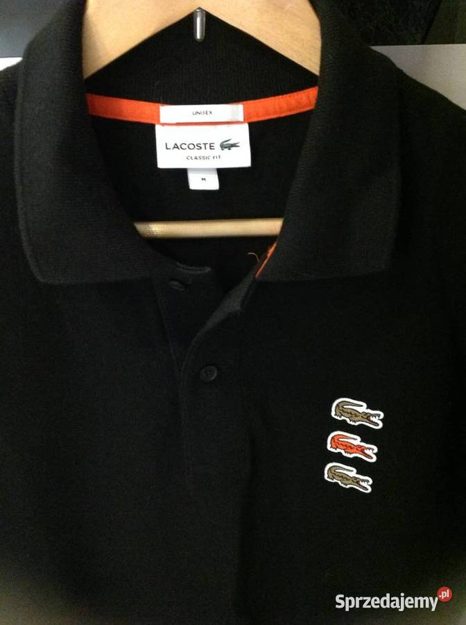 Koszulka Polo Czarna LACOSTE M Unisex NOWA Nowa Sól