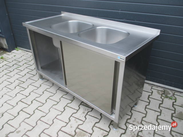 Zlew Gastronomiczny 2 Komorowy Drzwi Suwane Gastronomia Ostrów Wielkopolski sprzedam