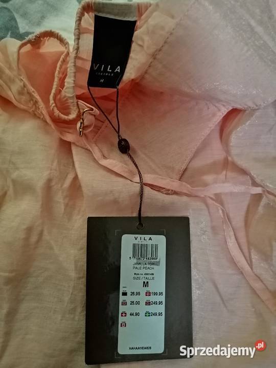 VILA bluzka Top bluzeczka na ramiączkach Haft sprzedam