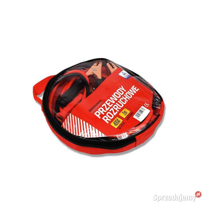 Mocne Przewody Kable ROZRUCHOWE 400A 2M 1224V Solec Kujawski