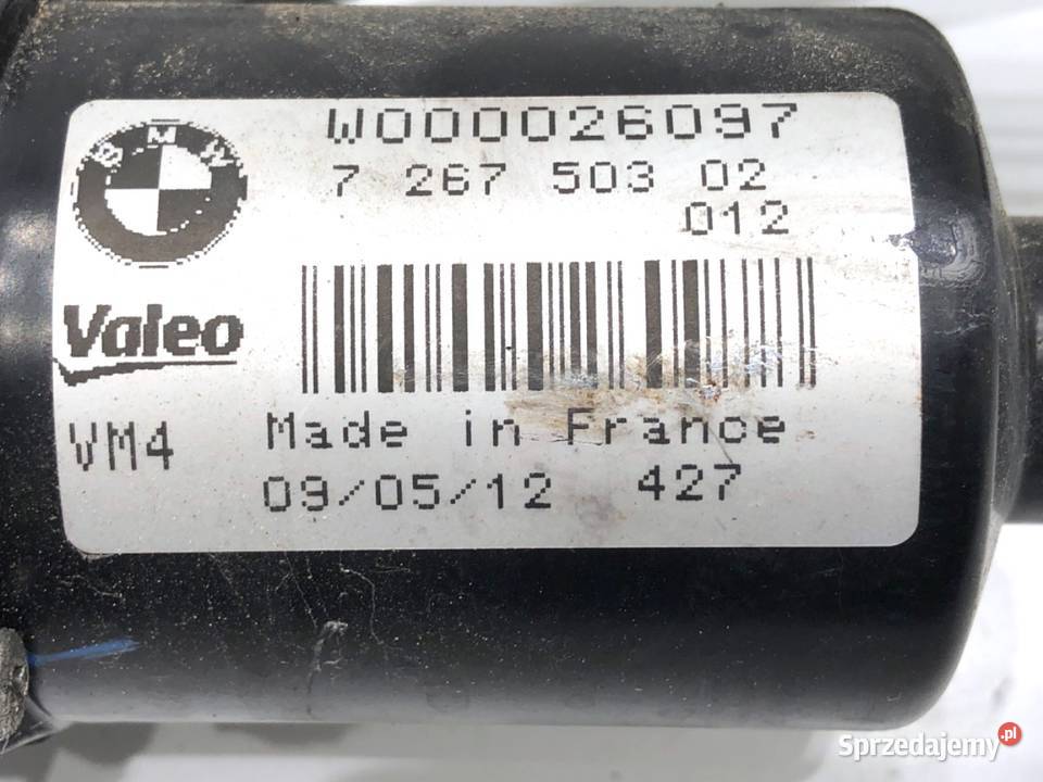 SILNIK WYCIERACZEK TYŁ BMW F20 726750302 osobowe Części samochodowe