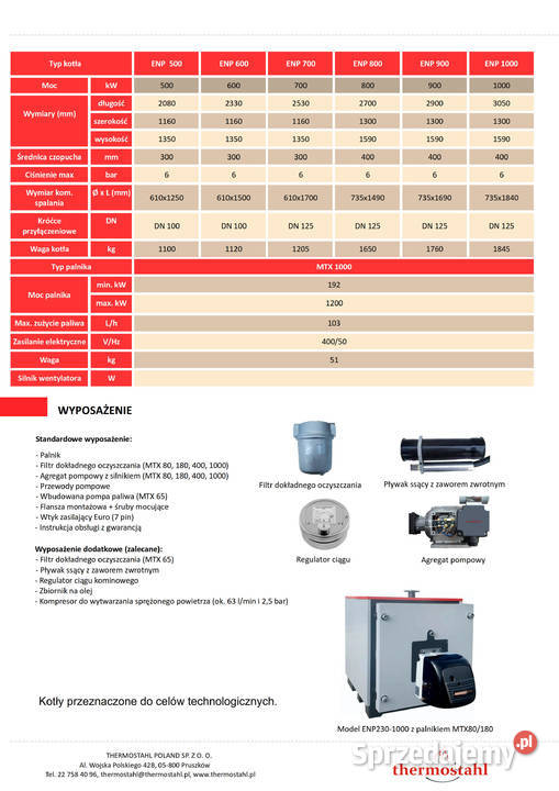 Kocioł na oleje opałowy gaz 30kW zestaw Pruszków sprzedam