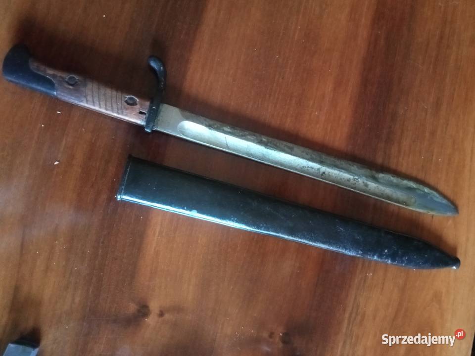 Bagnet niemiecki pruski mod 9805 liść 1917 I wś Grójec