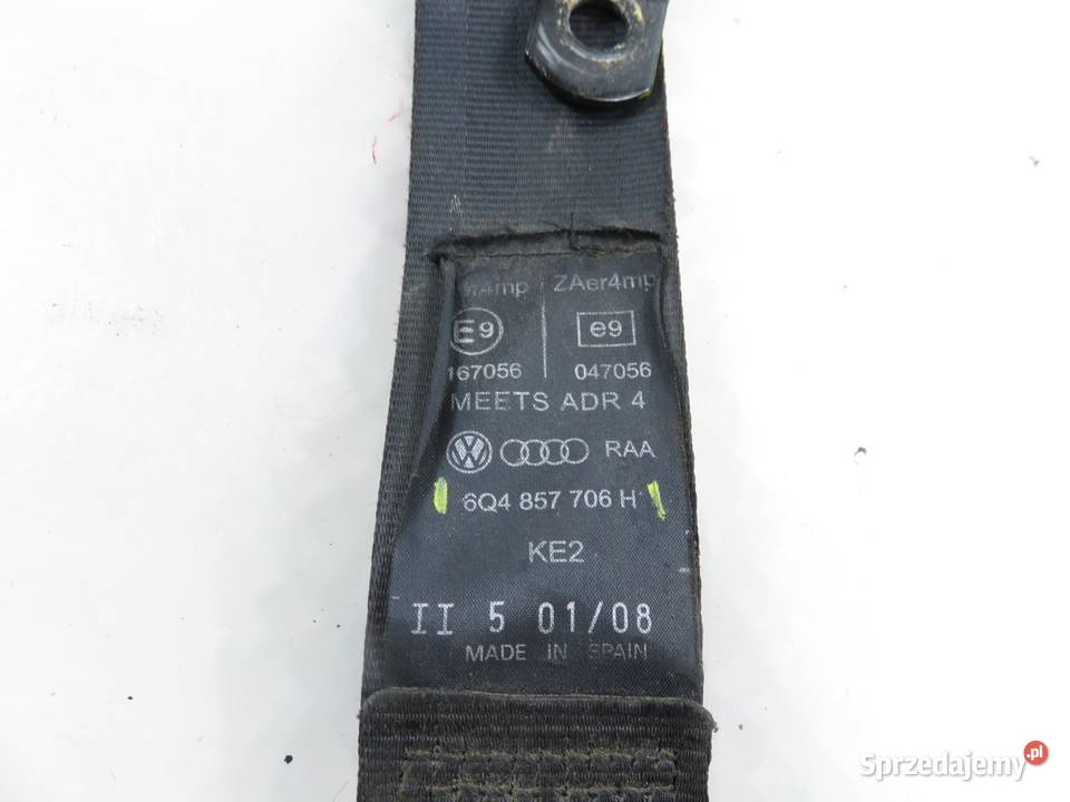 PAS PRAWY PRZEDNI VW POLO IV 9N 6Q4857706H małopolskie sprzedam