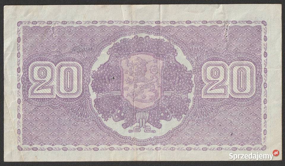 FINLANDIA 20 MARKKAA 1939