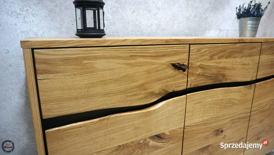 Komoda loftowa z oflisami Szafy, regały, półki Nowy Sącz