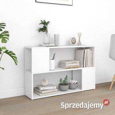 vidaXL Szafka na książki biała 100x24x63 mazowieckie