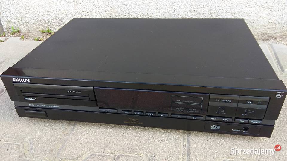 Legendarny Philips CD604 odtwarzacz CD TDA1543 Świebodzice