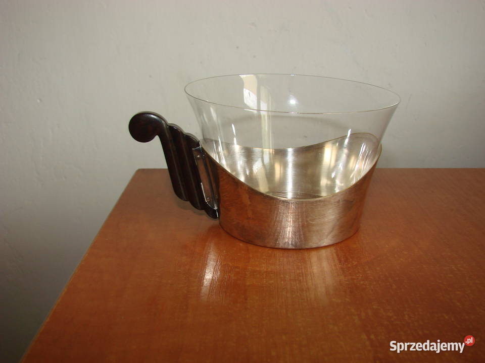 WMF filiżanki w koszykach plater vintage Pruszcz Gdański