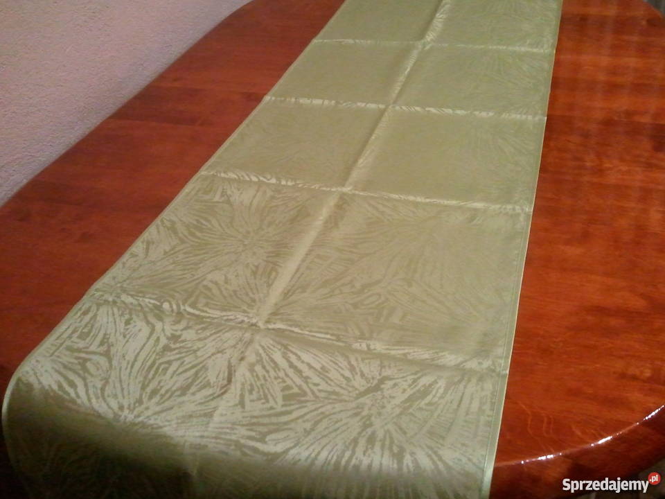Bieżniknakładka oliwka z teflonem 45x165 serweta odcienie zieleni mazowieckie Radom