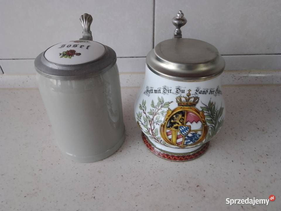 2 kufle do piwa Bawaria Unikaty wielkopolskie Konin