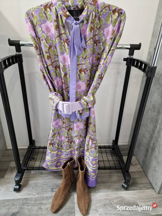 Sukienka Wu side Pasek Uni Xs S M L XL 2Xl Rozmiar uniwersalny Żywiec sprzedam