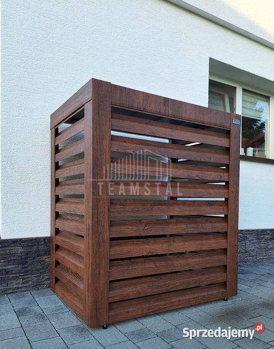 Osłona pompy ciepła 80x40x120 ciemny orzech Chodzież sprzedam