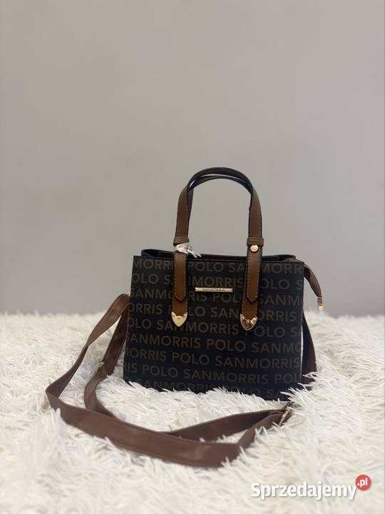 Torebka damska SANMORRIS brązowa elegancka nowa Torby i torebki Tarnowskie Góry