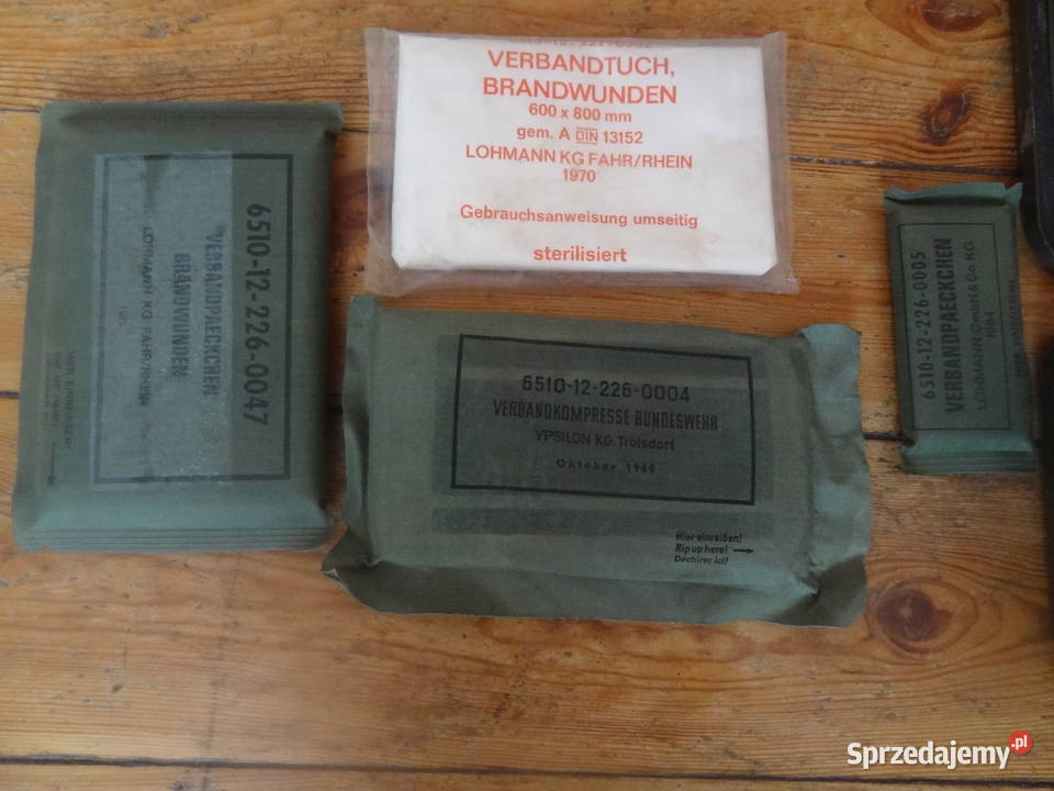 Niemcy apteczka wojskowa Bundeswehra Antyki, Sztuka, Kolekcje Poznań