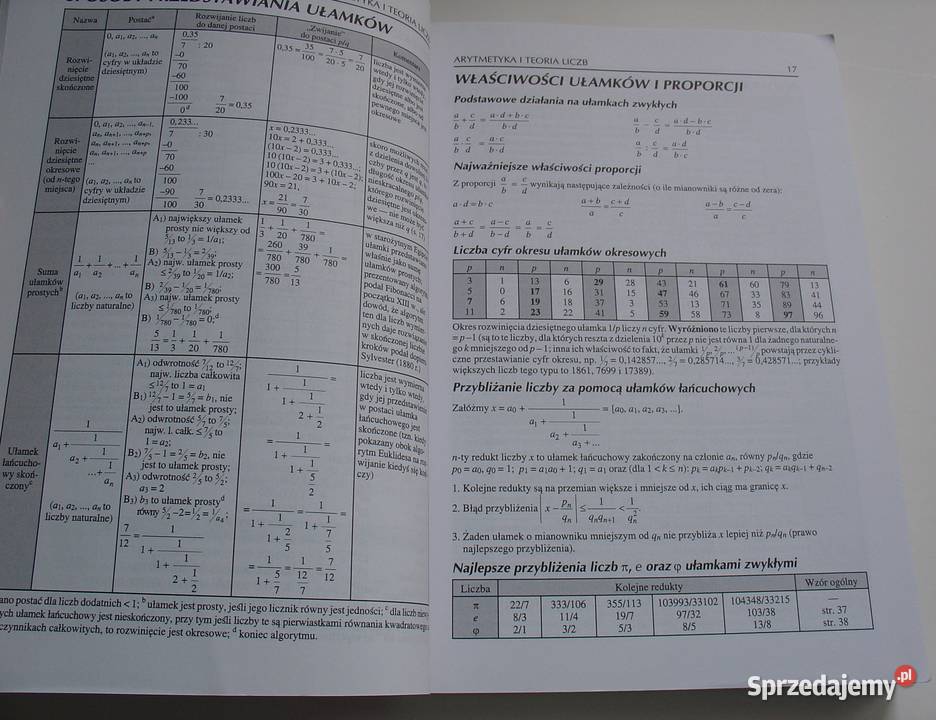 Tablice matematyczne Praca zbiorowa red Witold Łódź
